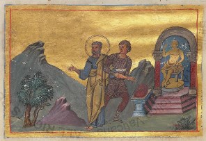 안티오키아의 성 바를라암_by Anonymous_manuscript from Menologion of Basil II_in the Vatican Library of Vatican City.jpg